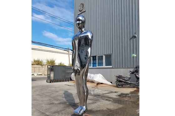 Un bon prix. sculpture nue en homme 316L d'acier inoxydable de taille de 200cm en ligne