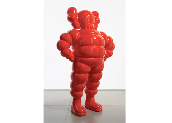 L'électrodéposition extérieure de sculpture en fibre de verre de bande dessinée de nombre d'actions de Kaw ouvre des jouets