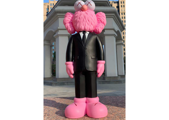 Un bon prix. Sculpture extérieure en fibre de verre d'animation de bande dessinée adaptée aux besoins du client pour la décoration publique en ligne