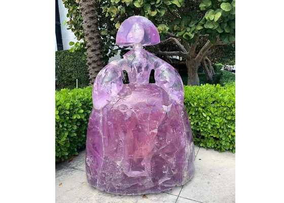 Un bon prix. Princesse Outdoor Fiberglass Sculpture de fille pour la décoration de jardin en ligne