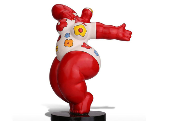 Un bon prix. Décoration multi de couleur de femme de sculpture extérieure nue en fibre de verre en ligne