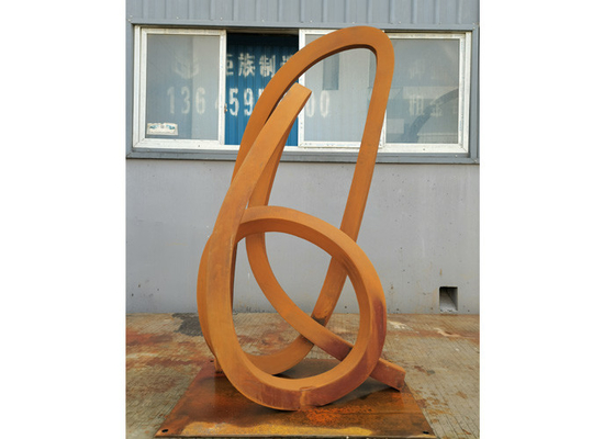 Un bon prix. Jardin abstrait extérieur moderne Art Corten Steel Sculptures de sculpture en métal en ligne