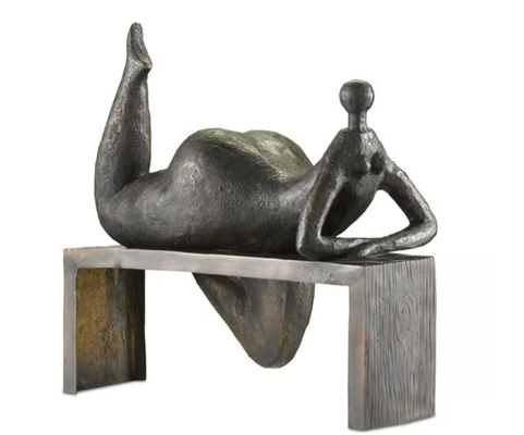 Un bon prix. Sculpture en bronze en Odalisque avec le matériel sûr de protection de l'environnement en ligne