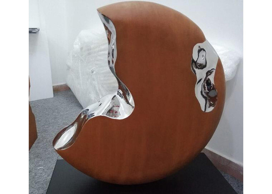 Sculpture en acier en Corten de décoration de jardin avec la taille de la taille normale 150cm