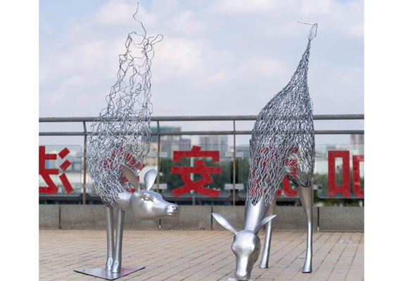 Un bon prix. Sculpture animale en métal extérieur en acier moderne d'Art Stainless en ligne