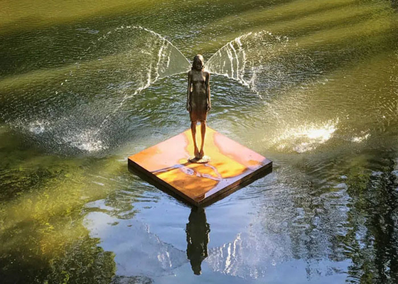 Un bon prix. Taille extérieure de la fontaine d'eau de bronze de ballet de décoration 180cm en ligne