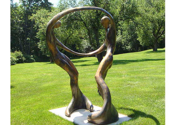 Un bon prix. Patine de taille naturelle Jardin de sirène danseuse Statue en bronze en ligne