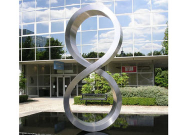 Un bon prix. Grandes sculptures en acier en numéro huit, sculptures en jardin d'acier inoxydable en ligne