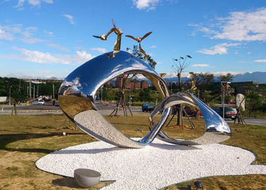 Un bon prix. Artistes grands de sculpture en métal extérieurs, abrégé sur extérieur sculpture en métal de boucle en ligne