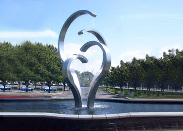 Un bon prix. La caractéristique contemporaine de l'eau d'acier inoxydable pour la décoration de parc facile installent/maintiennent en ligne