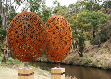 Un bon prix. Taille adaptée aux besoins du client par stabilité en acier de corrosion de sculpture en Corten de style de cru en ligne