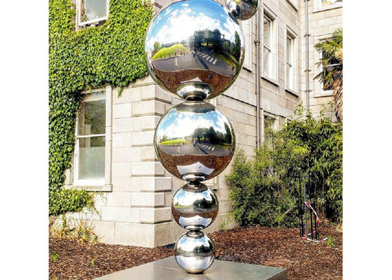 Un bon prix. Sculpture sphérique en acier inoxydable pour l'extérieur en ligne