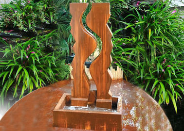 Un bon prix. Caractéristique en acier décorative géométrique de l'eau de Corten de grande taille la cour/jardin en ligne