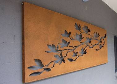 Un bon prix. Le laser a coupé les arbres en acier d'art de mur en métal de Corten et les clôture pour extérieur/d'intérieur en ligne
