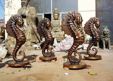 Un bon prix. Statue adaptée aux besoins du client de bronze de taille pour la conception de hippocampe de décoration de jardin en ligne