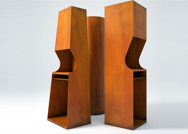 Un bon prix. Mettez le feu à l'art Corten décoratif de piliers le puits qu'en acier du feu facile nettoient/entretien en ligne