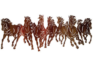 Un bon prix. Décor moderne de mur de cheval en métal de style, art courant de mur en métal de chevaux en ligne