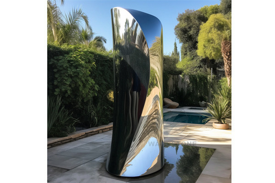 Un bon prix. Sculpture en acier inoxydable à reflet intemporel pour la décoration de jardins et parcs publics en ligne