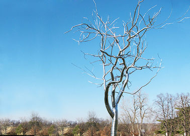 Un bon prix. Sculpture en arbre d'acier inoxydable défraîchie, jardin extérieur de sculpture en arbre en métal en ligne