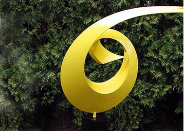 Un bon prix. Jaunissez taille/couleurs peintes de forme de ruban de danse de sculpture en métal la diverses en ligne