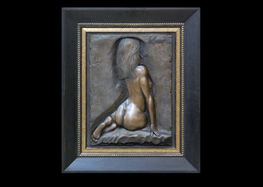 Un bon prix. Juste anti corrosion ici de attente conception occidentale de sculptures en bronze de belle en ligne