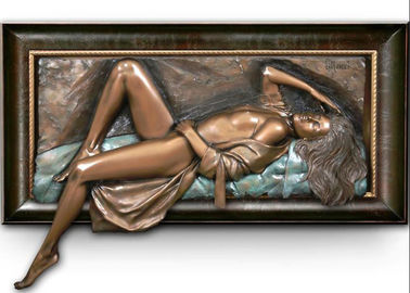 Un bon prix. OEM décoratif de détente/ODM de sculpture en bronze en soulagement de femme acceptable en ligne