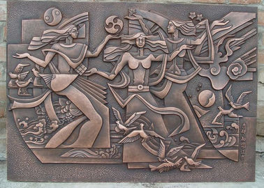 Un bon prix. Anti corrosion de style de mur d'art de bronze de soulagement de bâti de finition classique de surface en ligne