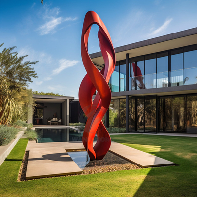 Un bon prix. Sculpture en acier inoxydable, design captivant pour la décoration de jardins et de parcs publics en ligne