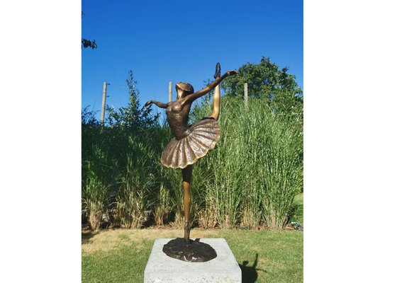 Un bon prix. Décoration Art de jardinage Bronze sculpture de ballerine antique en ligne