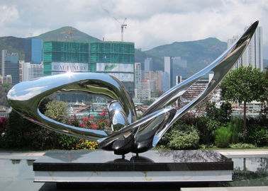 Un bon prix. Sculpture moderne contemporaine en acier inoxydable, grande sculpture en art en métal de jardin en ligne