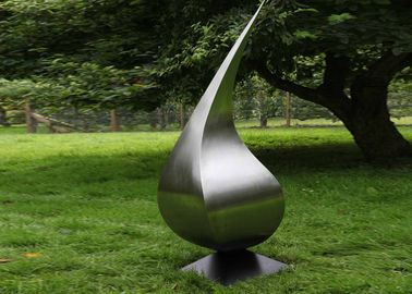 Un bon prix. Forme moderne de Waterdrop d'art de jardin de sculpture en acier inoxydable en métal contemporain en ligne