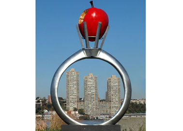 Un bon prix. Sculptures monumentales modernes en acier inoxydable de décoration de jardin de parc en ligne