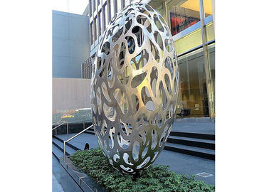 Un bon prix. La cavité Eggs la sculpture moderne en art d'installation de sculpture en acier inoxydable en ligne