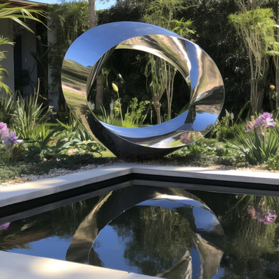 Sculpture de paysage aquatique pour hôtels et villas