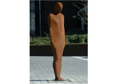 Un bon prix. Style moderne grandeur nature d'homme en Corten de paysage en acier abstrait extérieur de sculpture en ligne