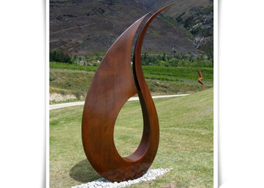 Un bon prix. Sculpture en acier contemporaine professionnelle en Corten, grande sculpture abstraite en métal en ligne