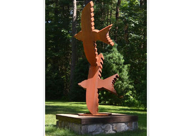 Un bon prix. Sculpture en acier en Corten de style d'oiseaux d'animaux, architecture abstraite d'acier de Corten en ligne