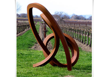 Un bon prix. Sculpture unique extérieure en acier de Corten de sculpture en art en métal de décoration en ligne