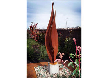 Un bon prix. Sculptures rouillées en acier en jardin de Corten de fleur pour la décoration moderne en ligne