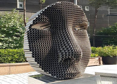 Un bon prix. Acier inoxydable de sculpture extérieure en métal de décor de figure pour le grand jardin en ligne
