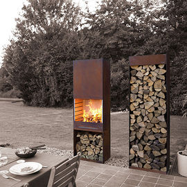Un bon prix. Pot du feu de fonte de yard/jardin, cheminée brûlante en bois de mine en acier du feu de Corten en ligne