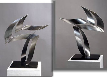 Un bon prix. L'art moderne adapté aux besoins du client d'acier inoxydable sculpte le finissage balayé décoratif d'intérieur en ligne