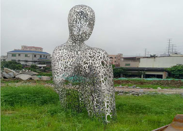 Un bon prix. Sculpture moderne en acier inoxydable de décoration publique, sculpture en acier contemporaine en ligne