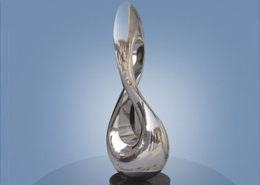 Un bon prix. Sculpture abstraite contemporaine en métal d'acier inoxydable pour la décoration à la maison en ligne