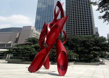 Un bon prix. Métier de finition peint par sculpture en acier contemporaine de décoration de ville en ligne