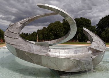 Un bon prix. Grandes caractéristiques décoratives de l'eau de piscine d'acier inoxydable/fontaines d'eau artistiques en ligne