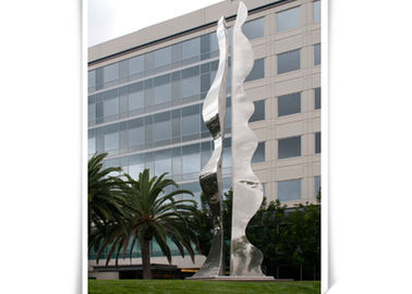 Un bon prix. Sculptures en acier contemporaines en yard de sculpture/abrégé sur d'art en forme publique de colonne en ligne