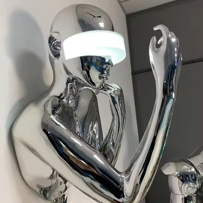 Un bon prix. Lampe murale de sculpture créative moderne pour le hall d'exposition du hall d'entrée de l'hôtel en ligne
