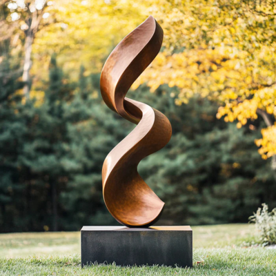 Un bon prix. 2Épaisseur.5 mm Sculpture contemporaine en bronze éthérique de 150 cm Hauteur pour la décoration de jardin dans les espaces extérieurs intérieurs en ligne