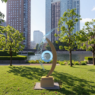 Un bon prix. Sculpture en acier Corten personnalisée avec design d'œil pour jardin extérieur en ligne